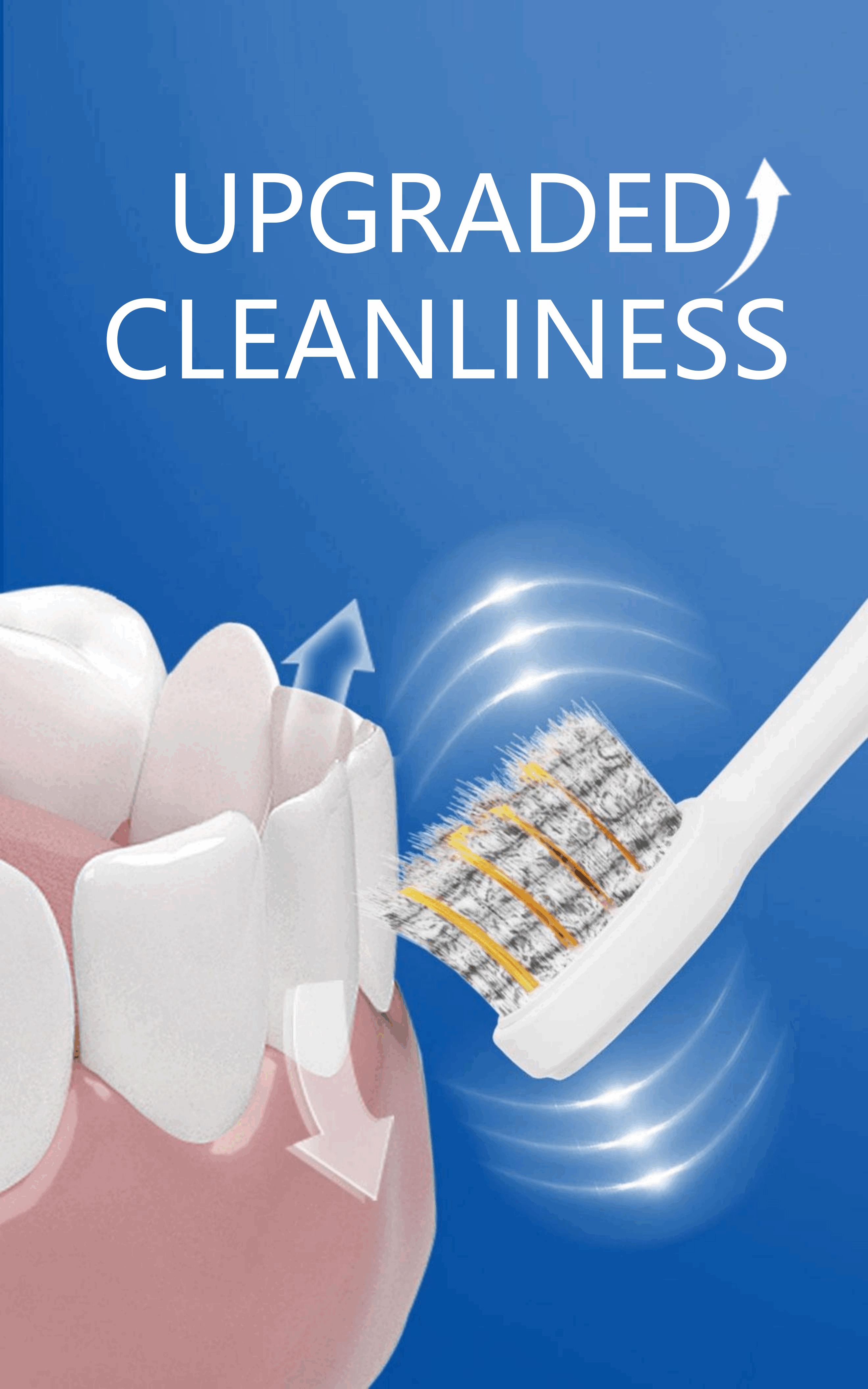 China Electric Toothbrush Factory Ultrasonic Toothbrush for Adults with Pressure Sensor 36000VPM 4 Modes IPX7 Waterproof AP-TA52