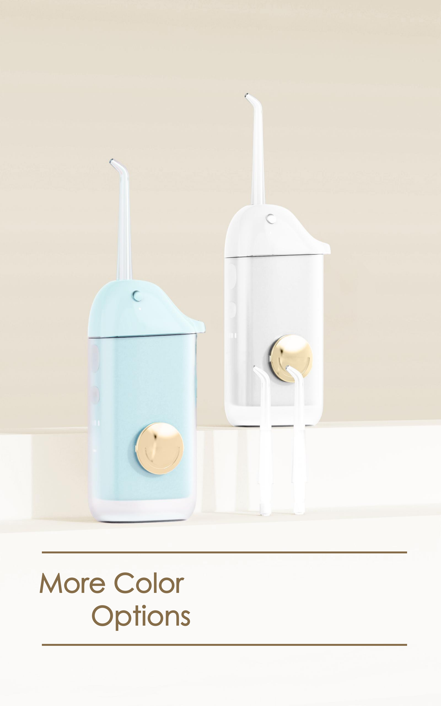 Portable Water Flosser Rechargeable Flosser IPX7 Waterproof AP-OS11