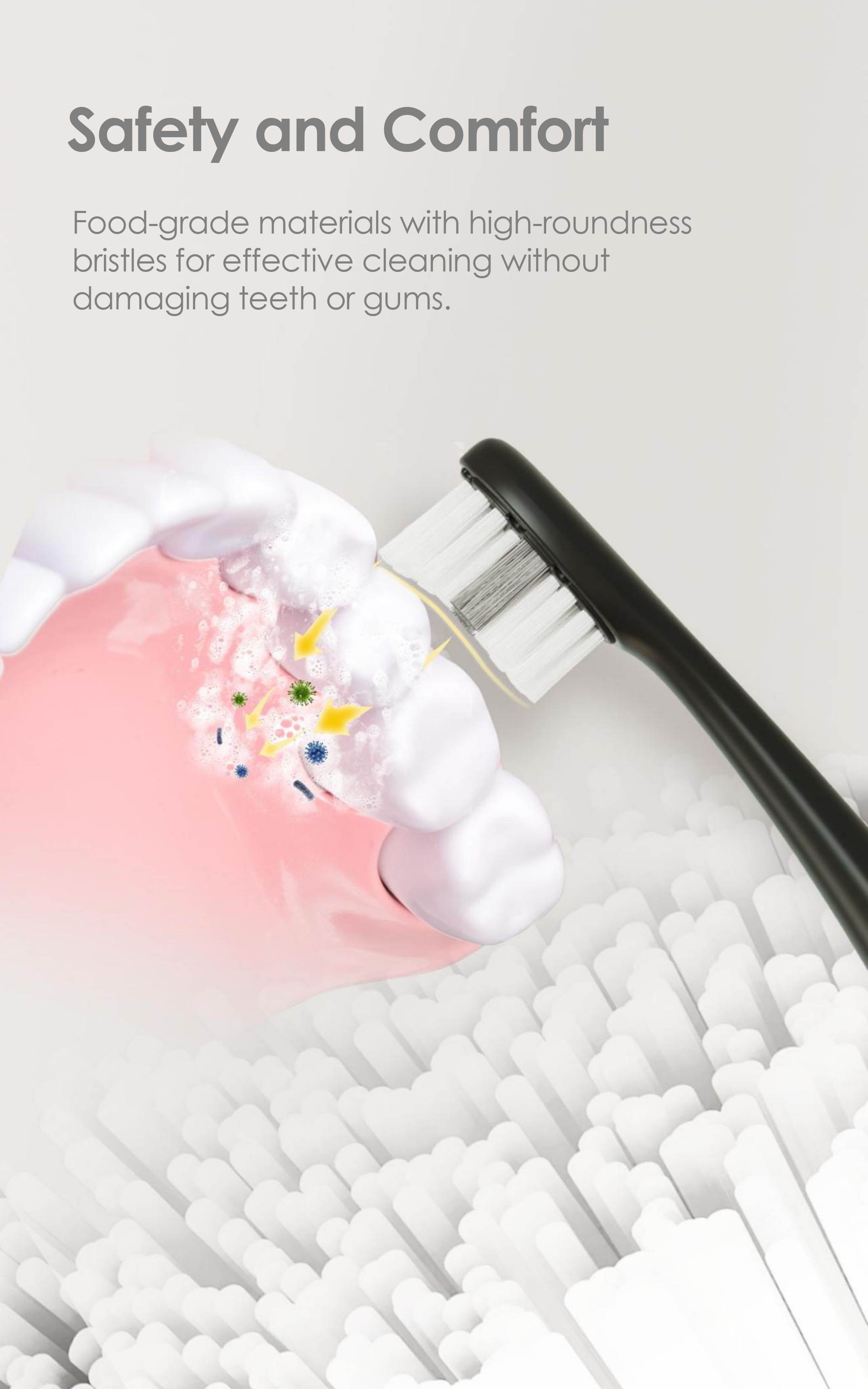 Adults Sonic Electric Toothbrush  Manufacturer 34800 VPM 3 Modes IPX7 Waterproof AP-TA16