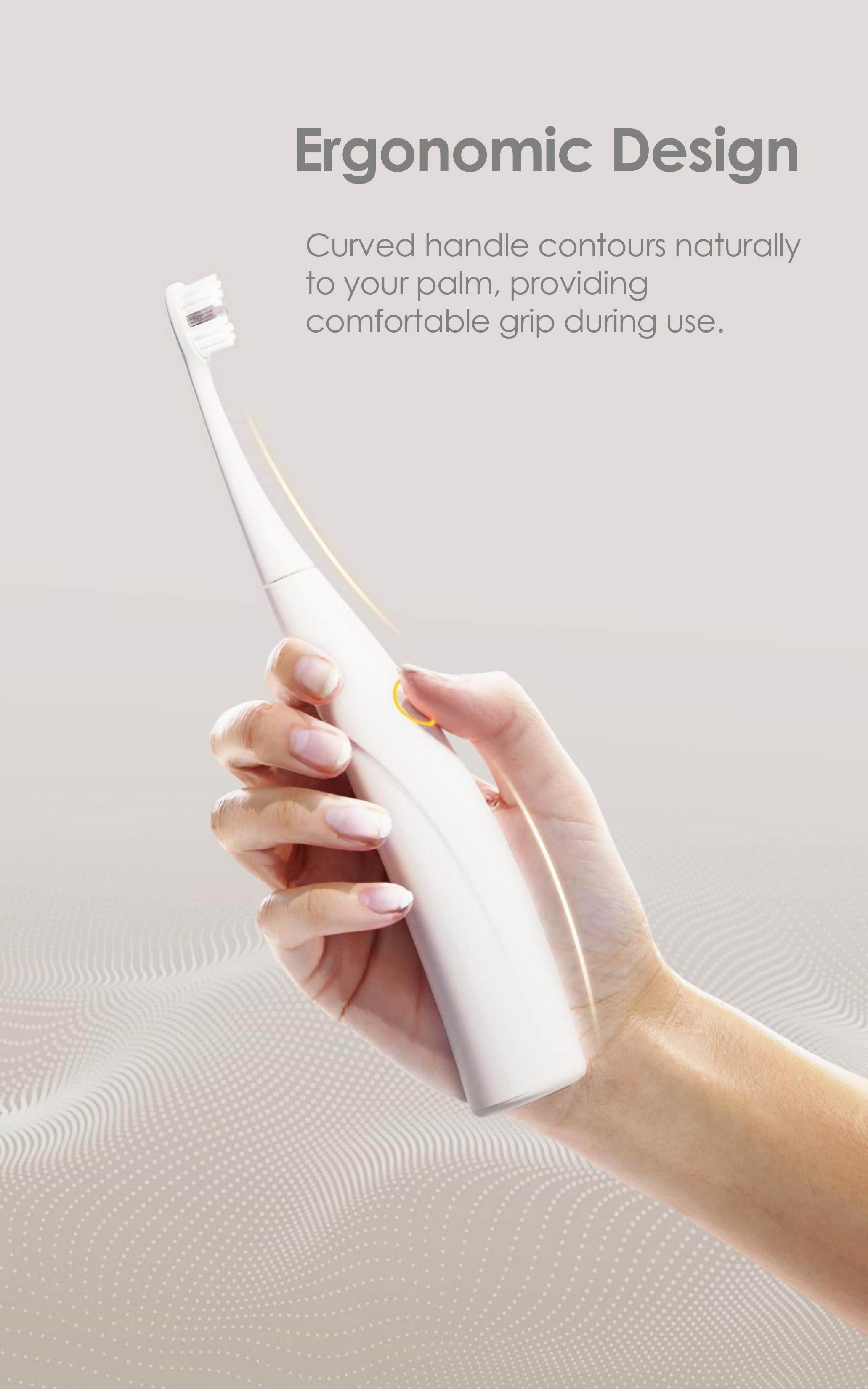 China Adults Sonic Electric Toothbrush Supplier with Wireless Charging 3 Modes IPX7 Waterproof