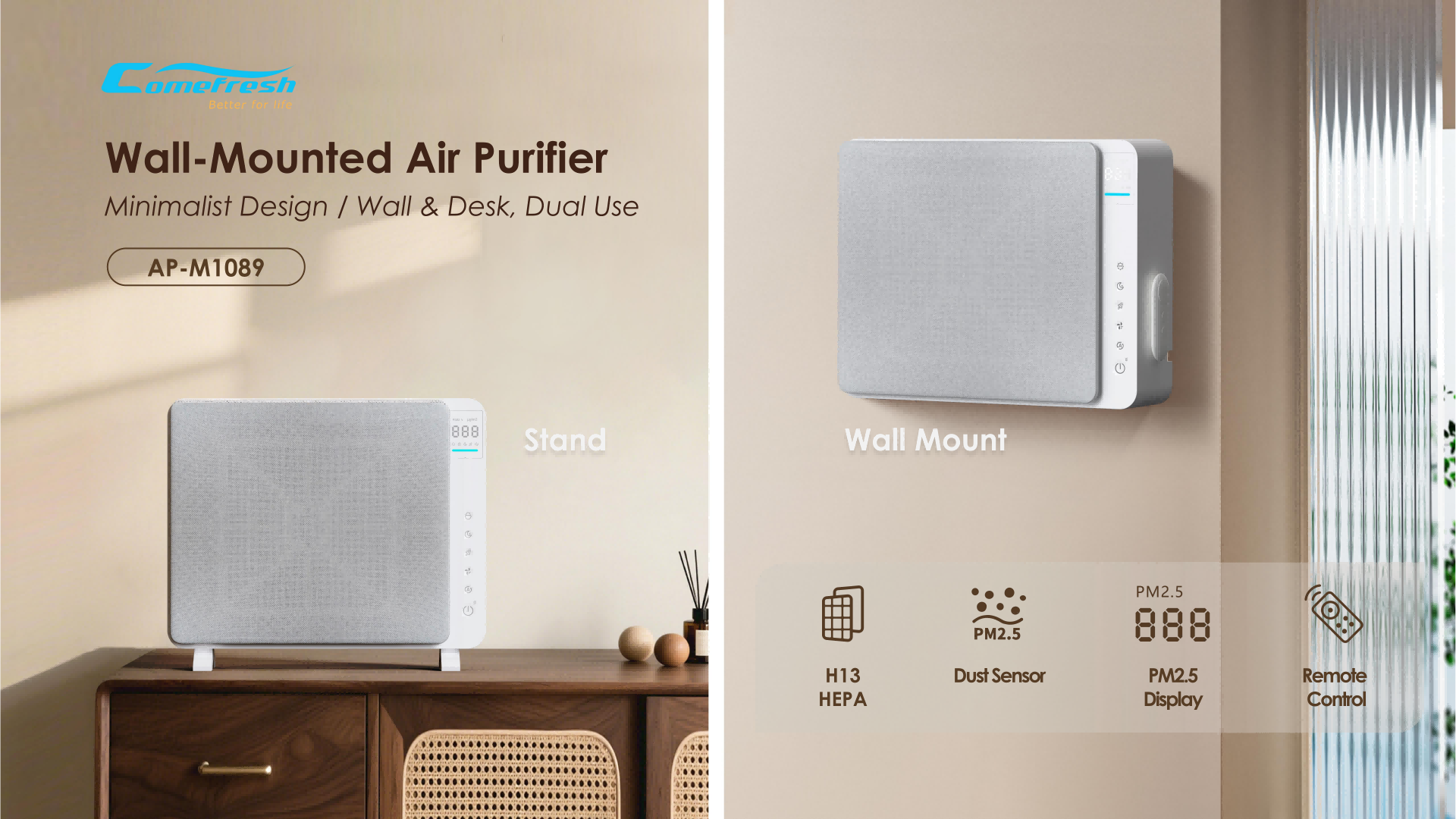 China-Air-Purifier-Source-Factory-360°-Intake-Auto-Sensor-OEM-ODM