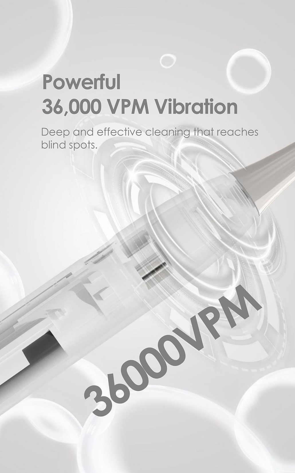 China Electric Toothbrush Supplier Rechargeable Toothbrush for Adults 36000VPM 3 Modes