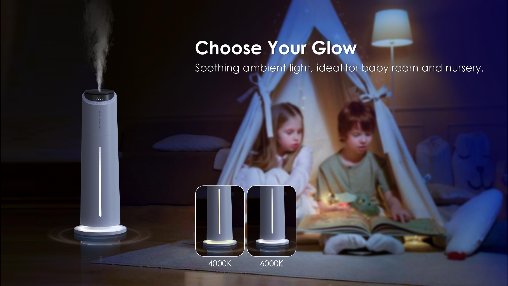 China Humidifiers Factory Smart Humidifier with Auto Mode Timer Remote