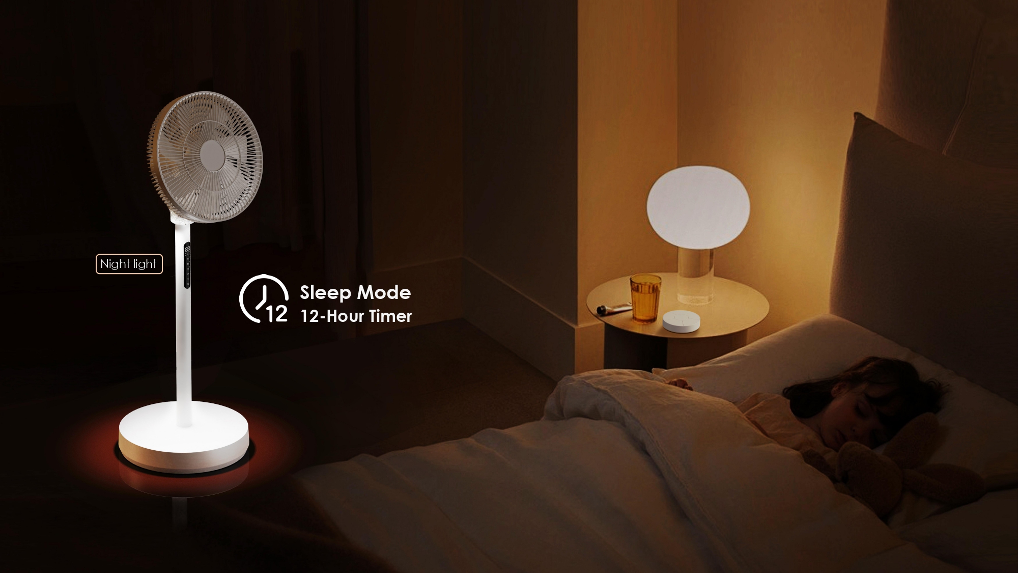 Comefresh-Cord-Free-Fan-with Detachable Battery-3D Oscillation & App Control