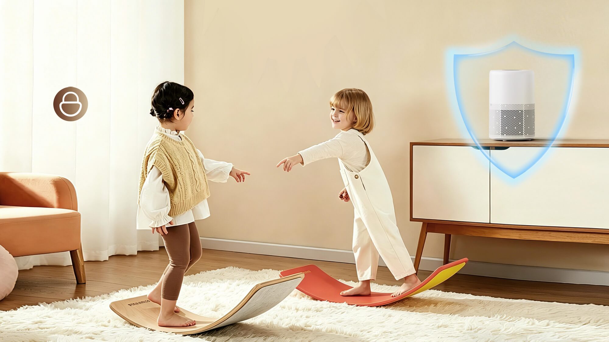 Comefresh-Smart -Air-Purifier-Cleaner-with-PM2.5-Sensor-H13-HEPA-Filter-for-Home-Office