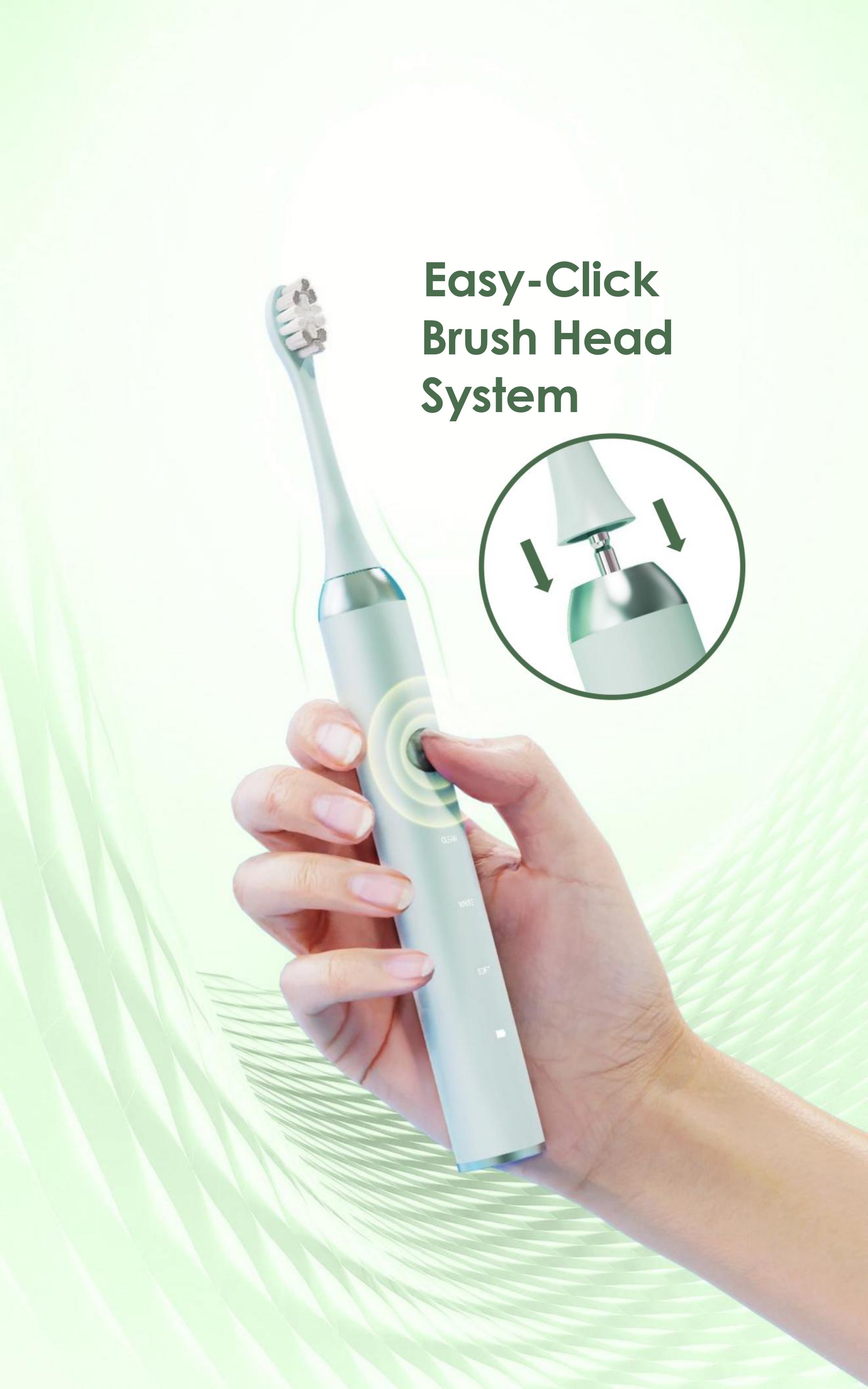 Electric Toothbrush ODM OEM Electric Toothbrush Factory for Adults 18000VPM 3 Modes AP-TA12