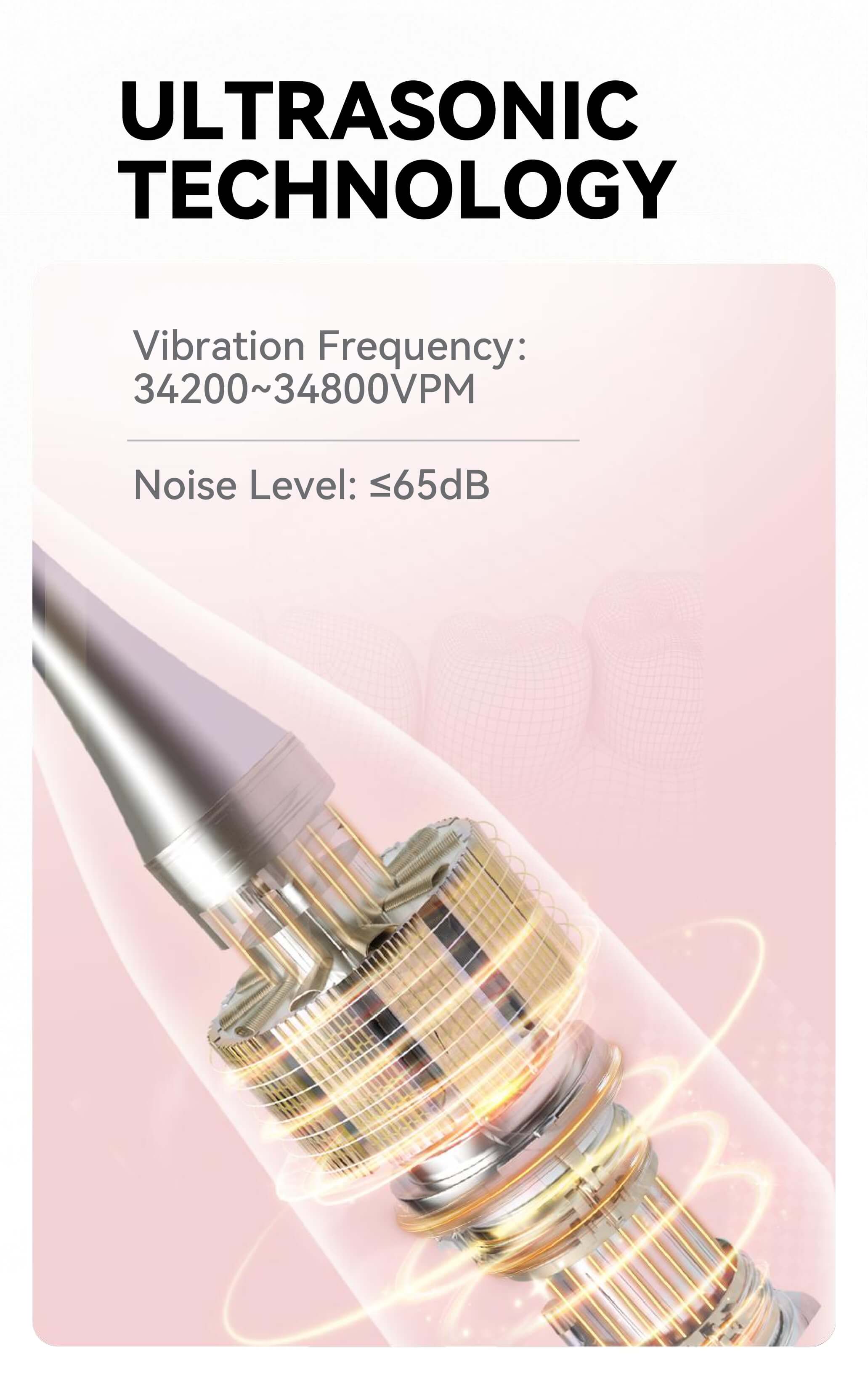 Electric Toothbrush for Adults Ultrasonic Toothbrush 3 Modes IPX7 Waterproof AP-TA53