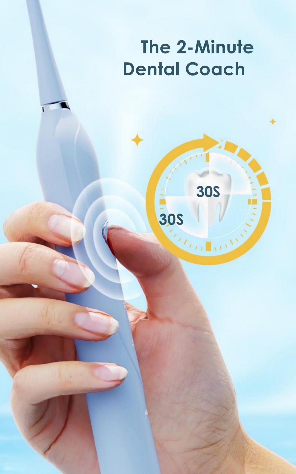 Electric Toothbrush with 75-Day Longest Battery Life, IPX7 Waterproof, Type-C Charging