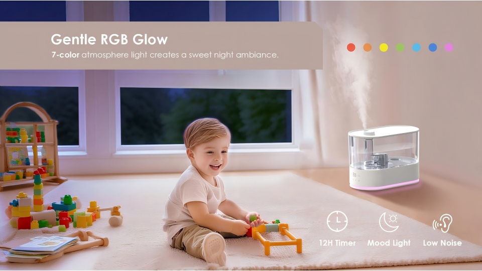 Humidifier Source Factory Supplier Warm Cool Mist Humidifier for Home Office