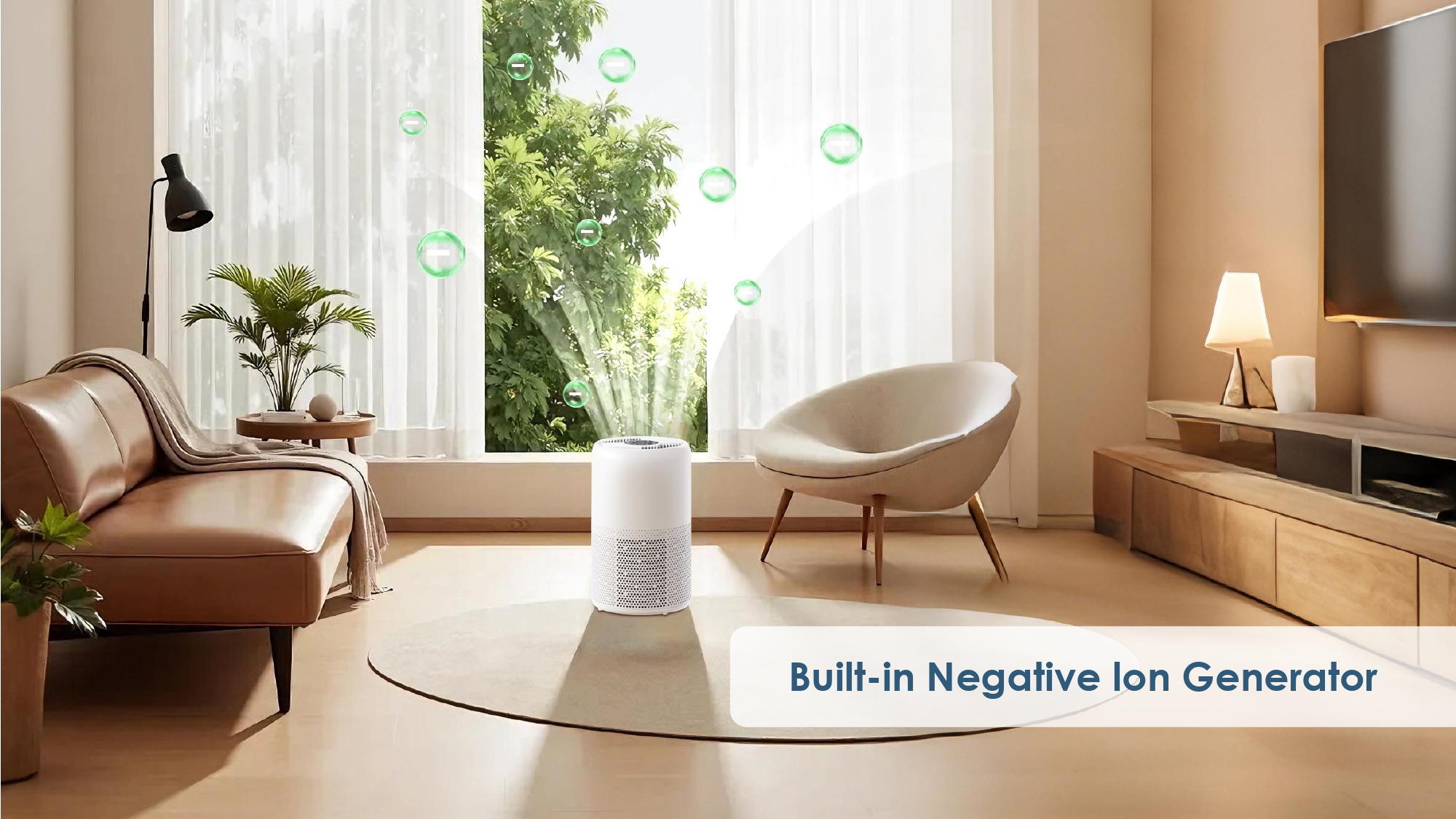 Smart-Air-Purifier-Manufacturing-for-Large-Room-H13-HEPA-Filter-374 CADR-OEM-ODM-Air-Cleaner