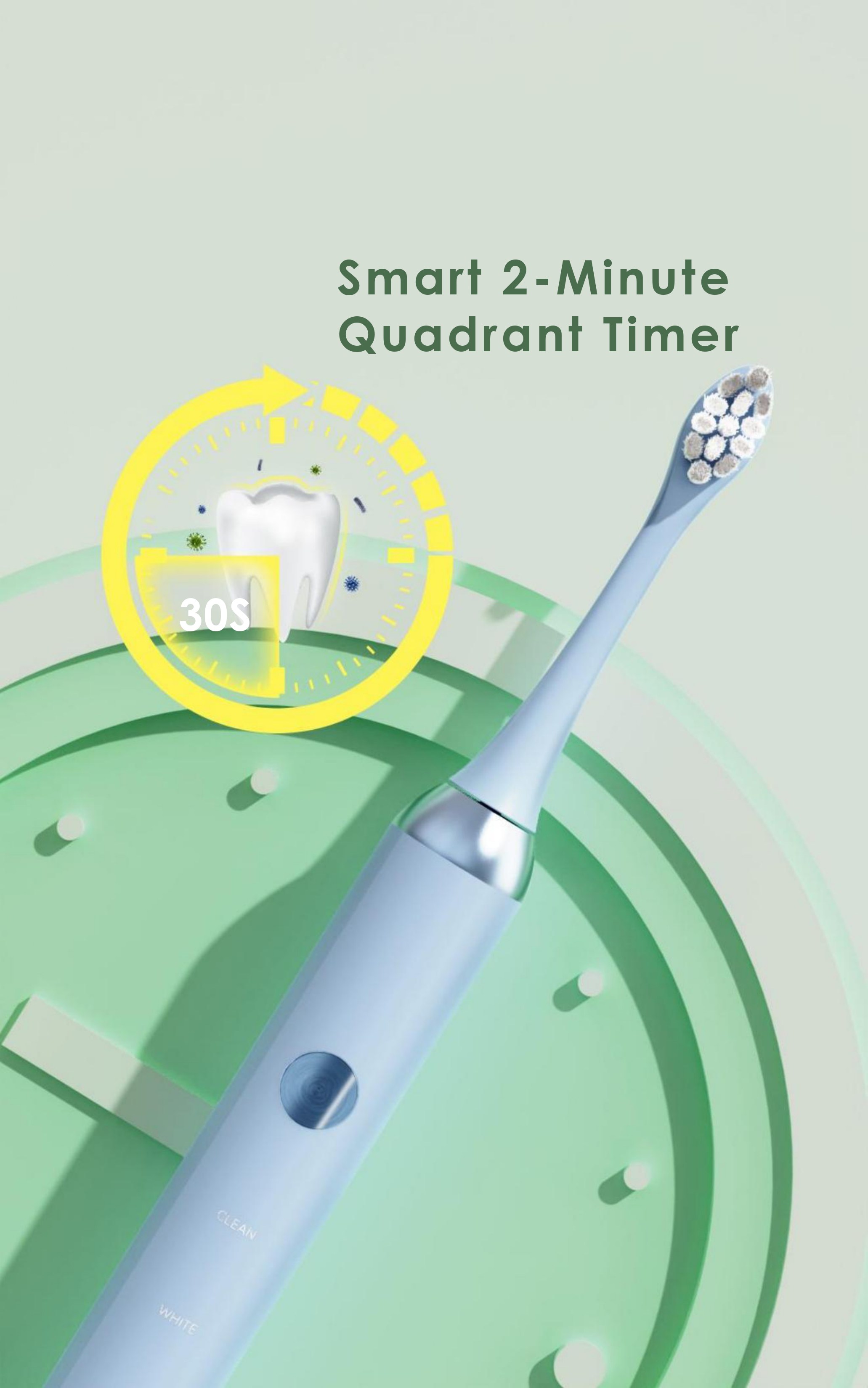 Sonic Toothbrush OEM Services, 3-Hour Fast Charge, 3 Modes, Perfect for Sensitive Mouths