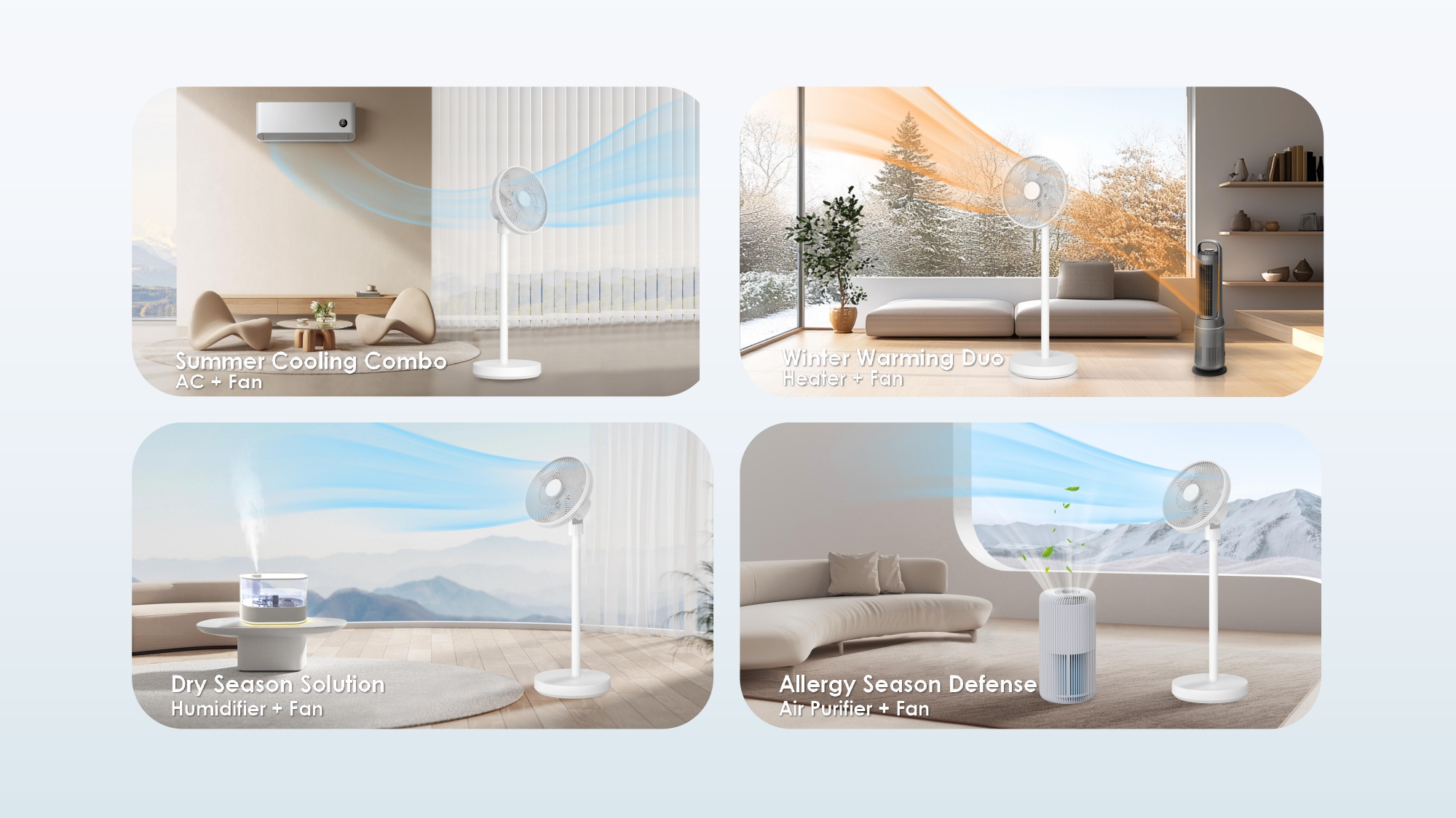 Stand Floor Fan with Wireless Charging BLDC Pedestal Fan Floor Fan with Nightlight