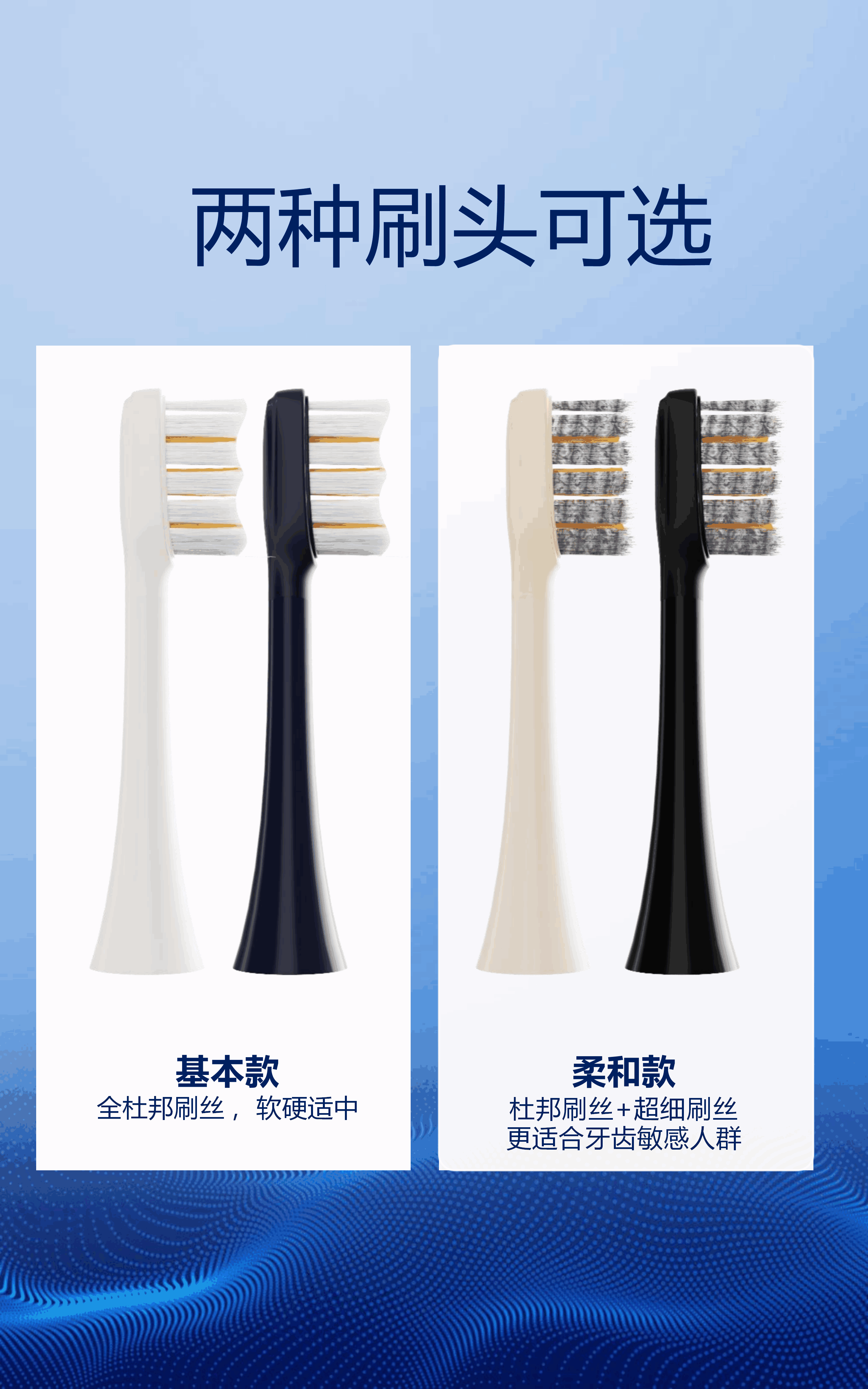 电动牙刷供应商成人超声波牙刷带压力传感器 36000VPM 4 模式 IPX7 防水 AP-TA52