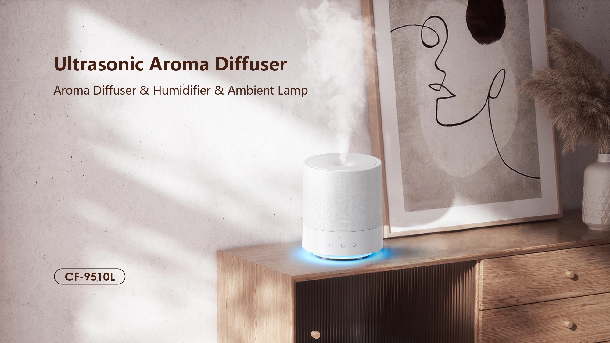 Ultrasonic-Aroma-Diffuser-Manufacturing-with-Nightlight-OEM-ODM