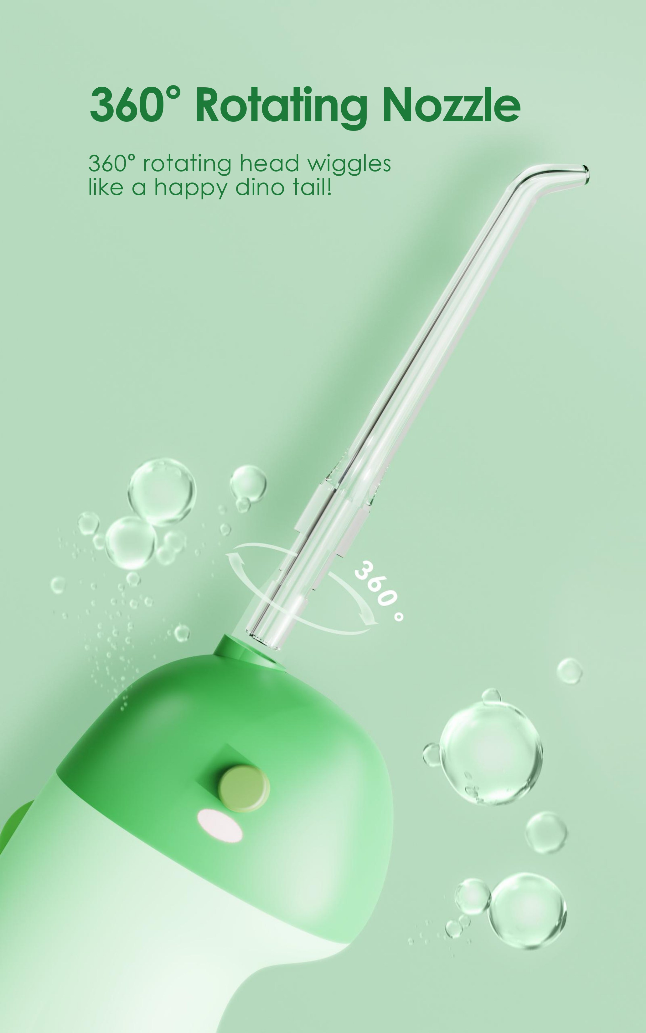 Water Flosser Supplier Rechargeable Flosser IPX7 Waterproof Gum Floss Cleaner AP-OS13