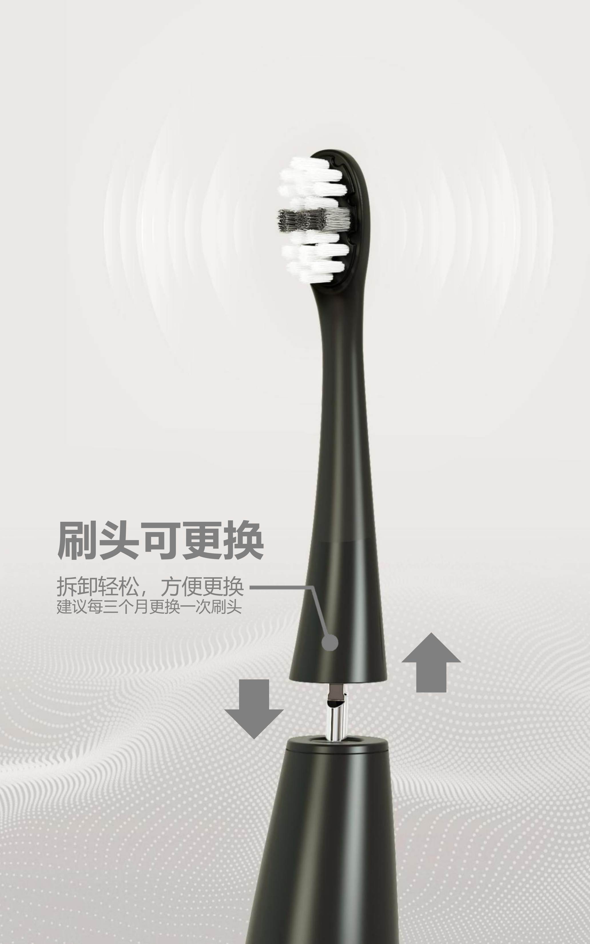 中国电动牙刷厂成人超声波牙刷中国制造